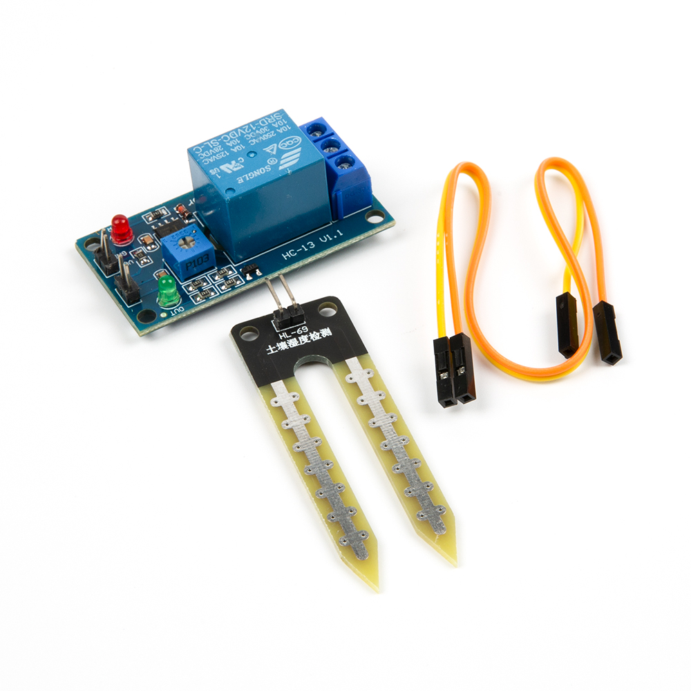 Датчик влажности почвы с модулем реле 12В